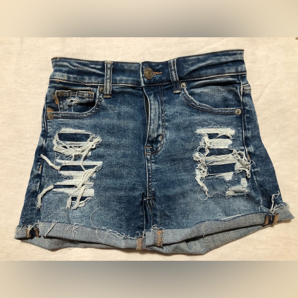 American Eagle Next Level Stretch Jean Shorts Size 0